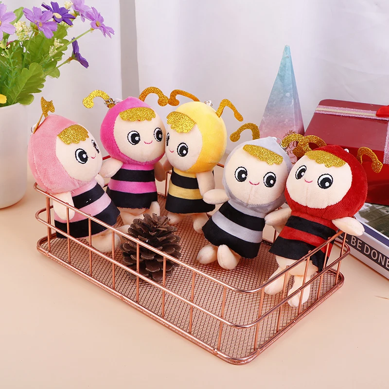 1 шт. милые мягкие плюшевые брелоки с игрушками игрушки на цепочке для ключей куклы девочек подарок день