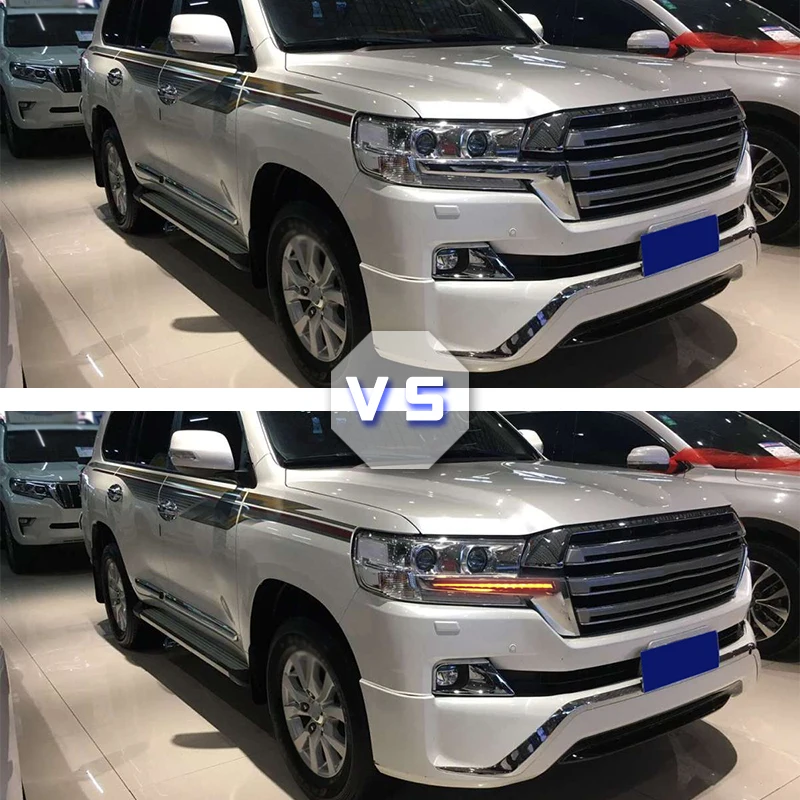 Желтый светодиодный светильник для вспышки сигнала поворота Toyota Land Cruiser FJ200 LC200