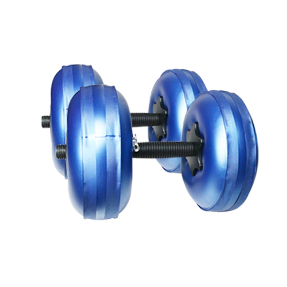 Самое высокое 10 кг ПВХ материал Заполненный Водой Гантели Фитнес оборудование