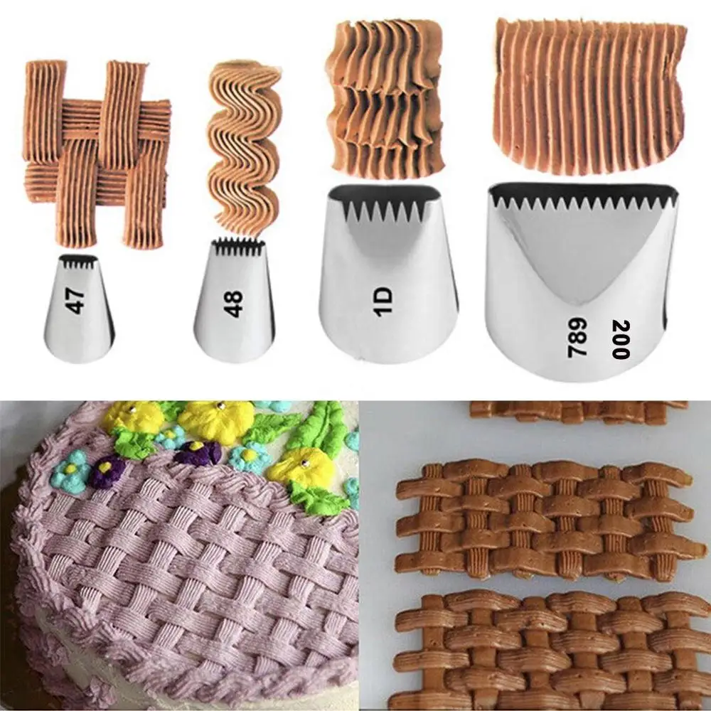 5 шт./компл. из нержавеющей стали для обледенения торта трубопровод корзина