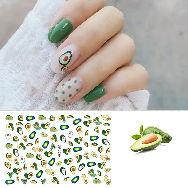 Блестящая Цветочная водная наклейка слайдеры Декор Маникюр Новый 1 набор