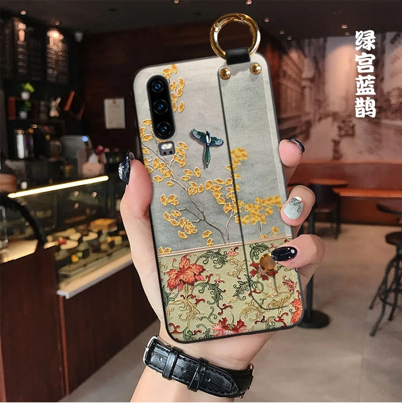3D рельефный чехол для huawei Коврики 30 20 Pro Lite 20X P30 P20 Nova 5T 3e 3i Honor V30 20 9X 8X Max 7X 7C 10 Крышка наручный ремень Funda