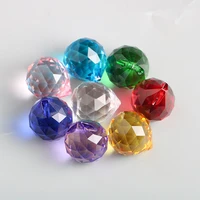 8pcslot crystal ball prism suncatcher rainbow maker hanging crystals prisms for chandeliers wedding home office decoration