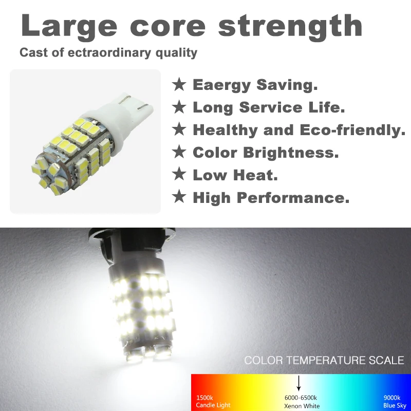 20 шт. Автомобильные светодиодные лампы T10 LED 42 Smd W5W 194 168 | Автомобили и мотоциклы