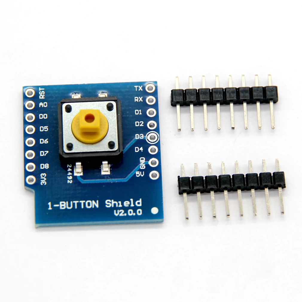Плагин типа Синяя кнопка щит для WeMos D1 Мини Кнопка с 4 шт нормальные контакты 3 V