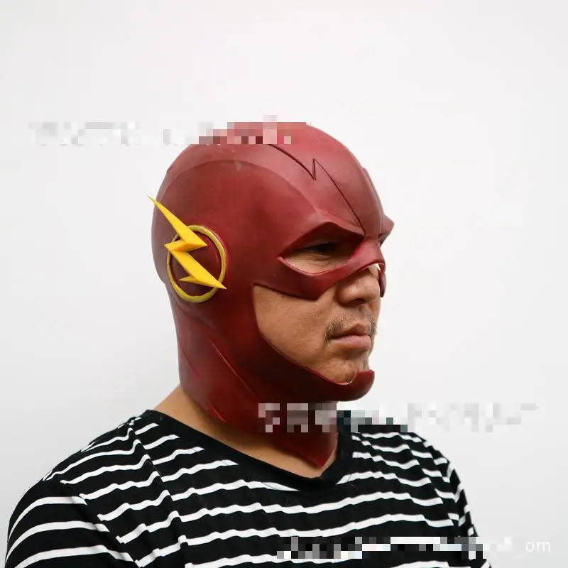 Маска на Хэллоуин настоящая маска молнии гарнитура Dc Super hero The Flash Hero Movie Theme Cos
