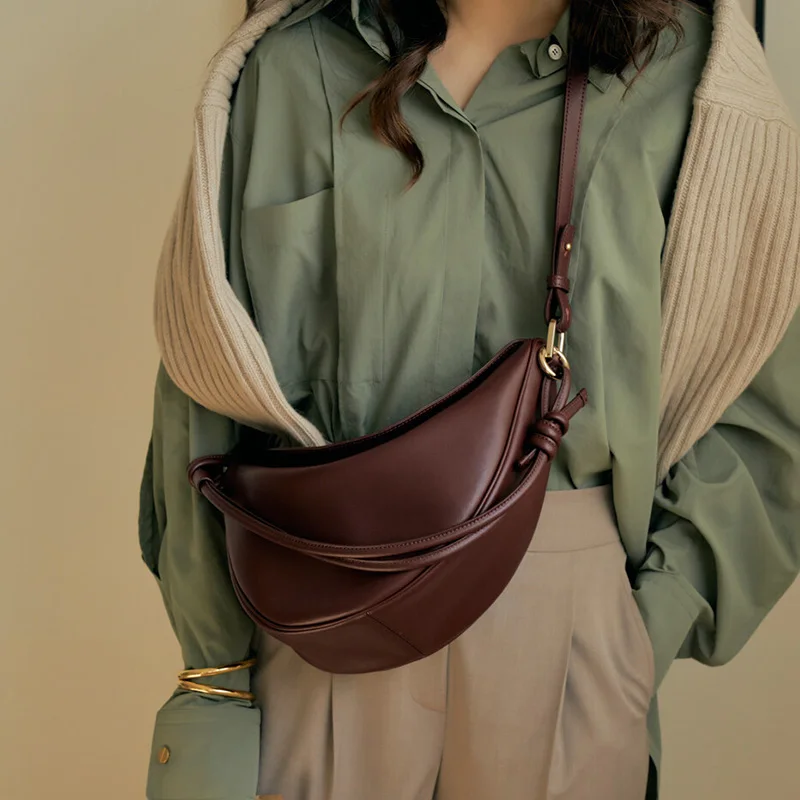 

Lnv Design Pu Leather Retro Tote Bag 2021 Winter New Women's Crossbody Handbags And Purses Lux Cross Body Branded Shoudler Bag