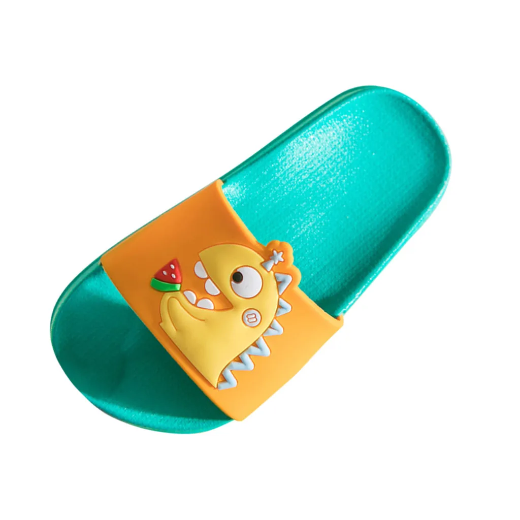 Шлепанцы для девочек и мальчиков пляжные тапочки плавания с мультипликационным