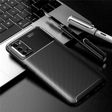 Case For OPPO A92 A72 A52 Cover Ultra-thin Soft TPU Carbon Fiber Back Cover for OPPO A92 CPH2059 Bumper Silicon Case On OPPO A52