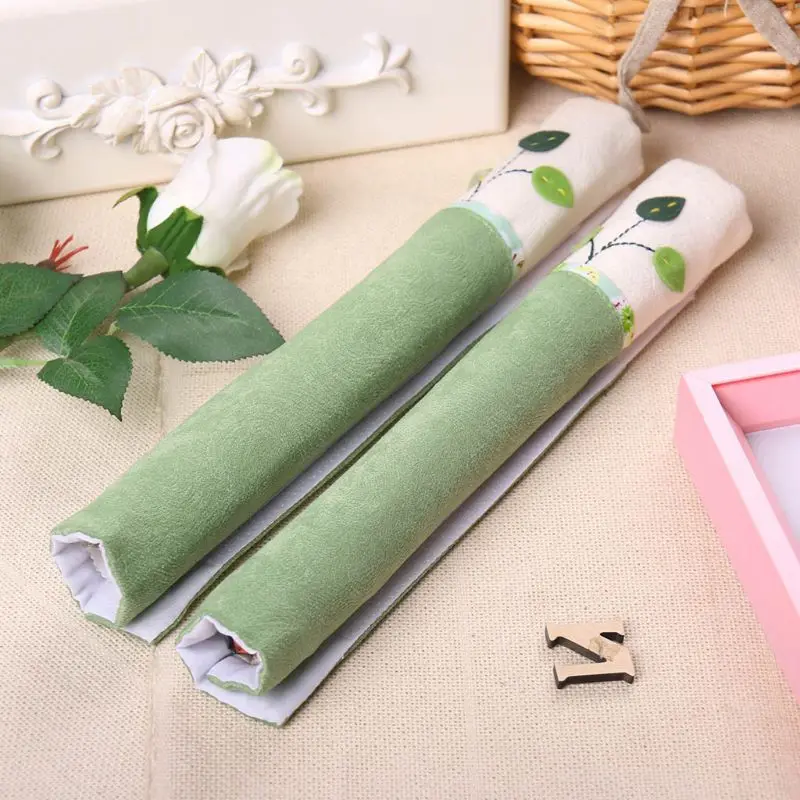 

Refrigerator Door Handle Cover Kitchen Appliance Decor Handles Protector Gloves D0AD