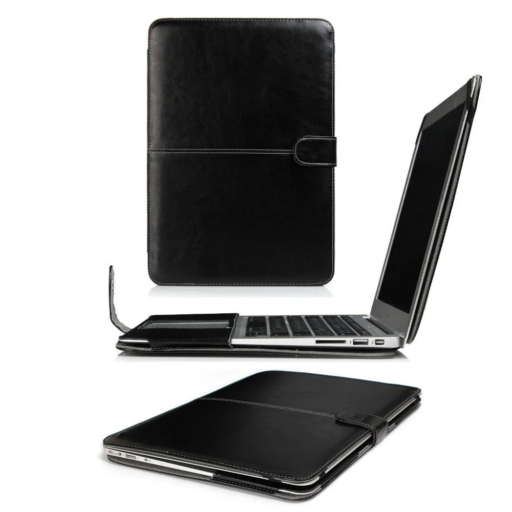 Чехол из искусственной кожи для Apple MacBook Air Pro Retina 15 13 12 11 защитный чехол ноутбука Mac