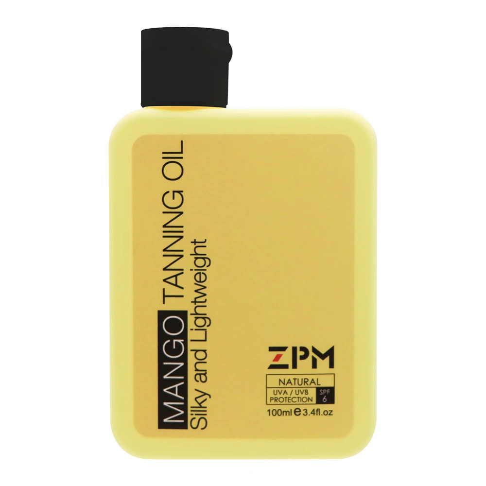 ZPM масло для загара манго SPF 6 широкий спектр UVA/UVB защита оливковое кокосовое