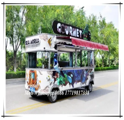 Утвержденный 5m для жареной курицы пива уличный электрический грузовик пищевых