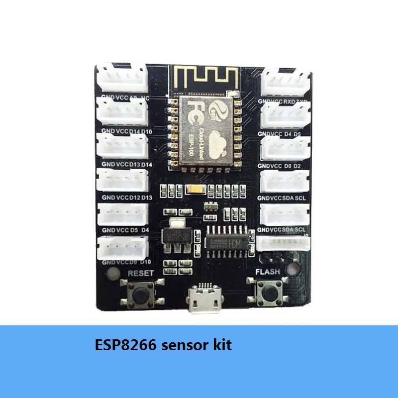 Черный Комплект с датчиком, щит IoT, плата расширения ESP8266, Wi-Fi, комплект с платформой, комплект с датчиком PMS5003, WiFi, щит с дистанционным управлением - Цвет: Черный