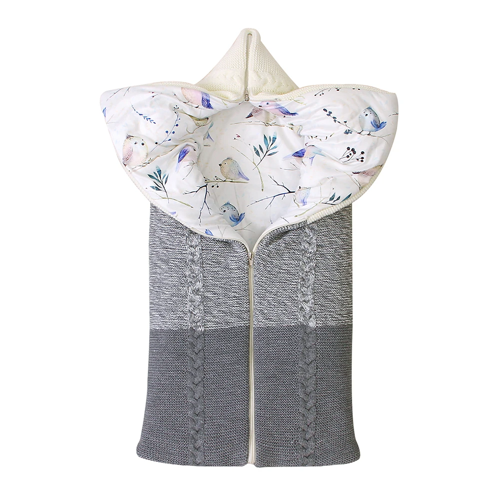 Sleeping Bags Infant Wrap Baby blanket wrapping Swaddle Blankets Winter Warm Stroller Bedding Kids Sleep Sack for Newborn | Мать и