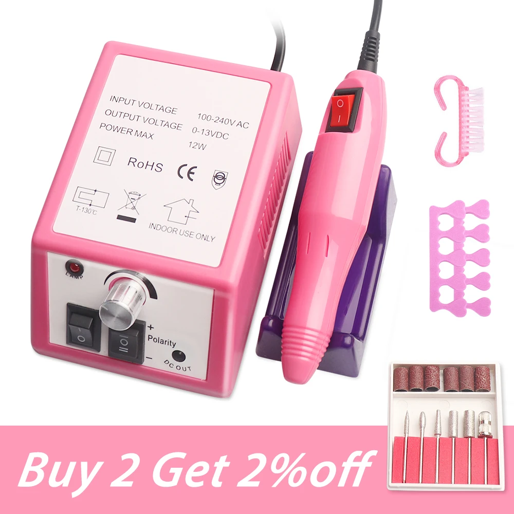 Фрезер для ногтей сверлильный станок 20000 ОБ/мин ваших ноготков профессионалов