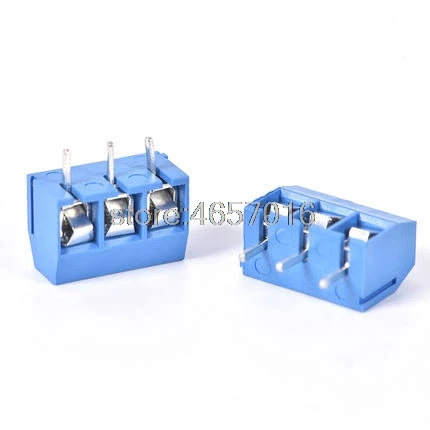 

Free shipping 100pcs KF301-3P terminal block 5.0mm pitch