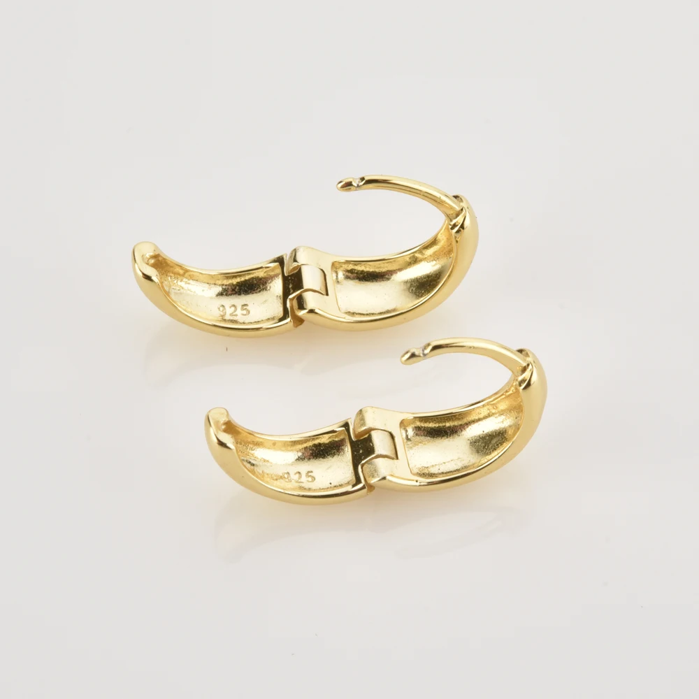 ANDYWEN 925 пробы серебряные кольца 8 5 мм с большой шириной Женские Круглые Пирсинг