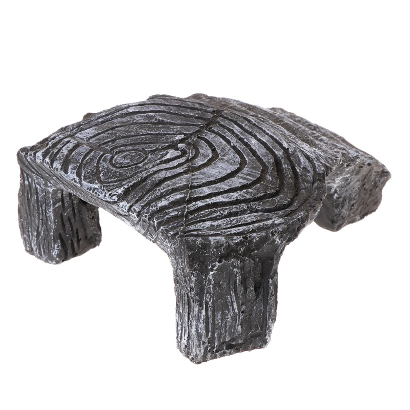 

New Unique Design Resin Turtle Amphibians Tortoise Basking Reptile Platform Tank Aquatic Water Rock Ladder Basking Island Climb