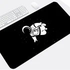 Большой коврик для мыши Spaceman с аниме, милый игровой коврик для мыши Kawaii XL, резиновый модный коврик для мыши Otaku с фиксируемой кромкой, коврик для ноутбука и настольного компьютера