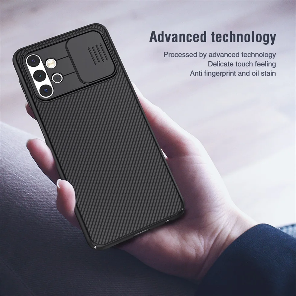 

For Samsung Galaxy M52 M32 M42 M62 5G Case NILLKIN CamShield Case Slide Camera Cover Protection Back Cover For Samsung M52 5G