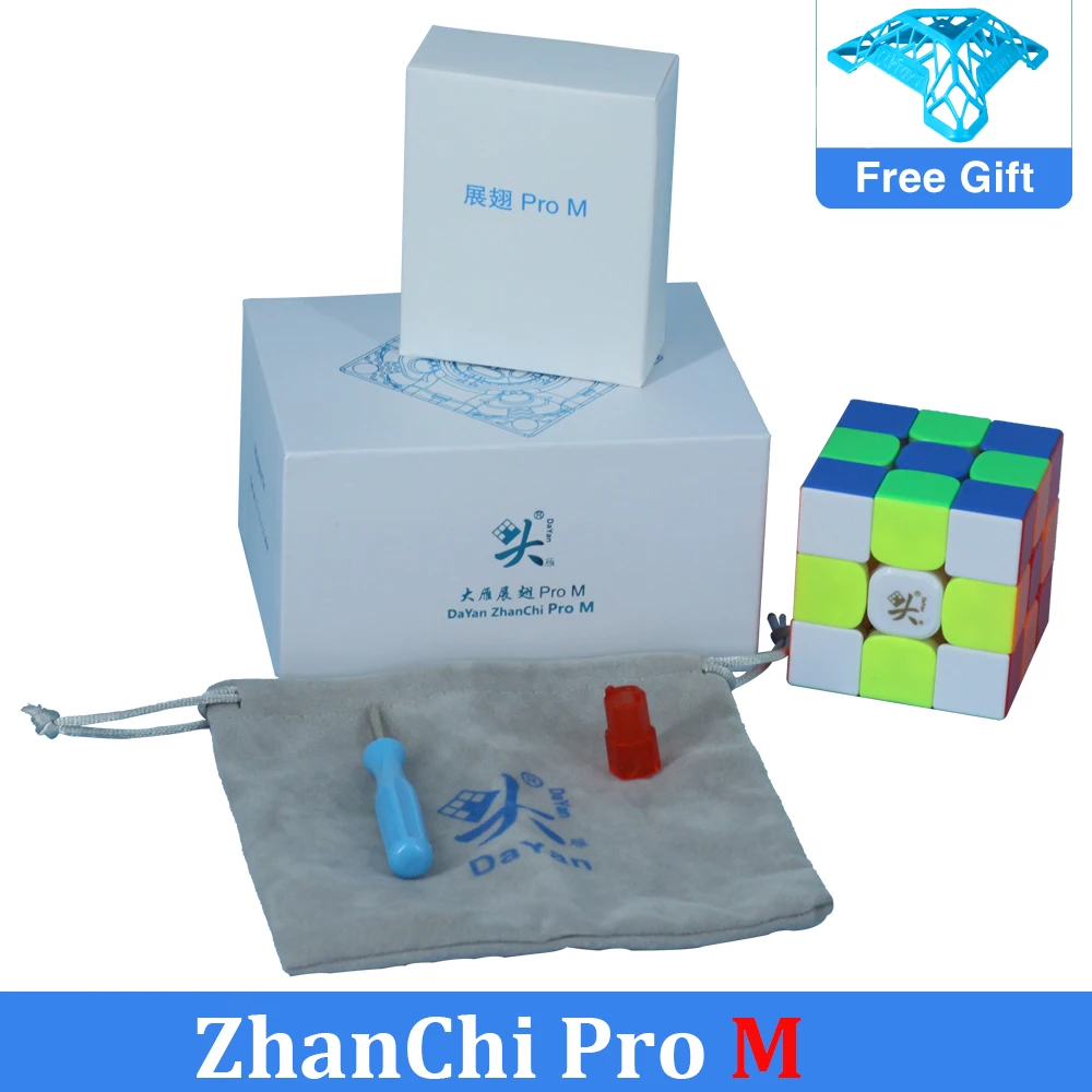 

2021 New Flagship DaYan ZhanChi Pro M 3x3 Magnetic Speed Cube DaYan 3x3x3 Cubo Magico ZhanChi Pro M Magic Cube for Children