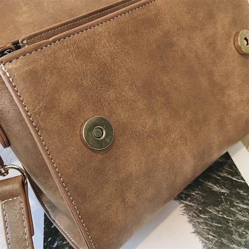 Зимняя Милая шикарная пушистая женская сумка-мессенджер красно-коричневые