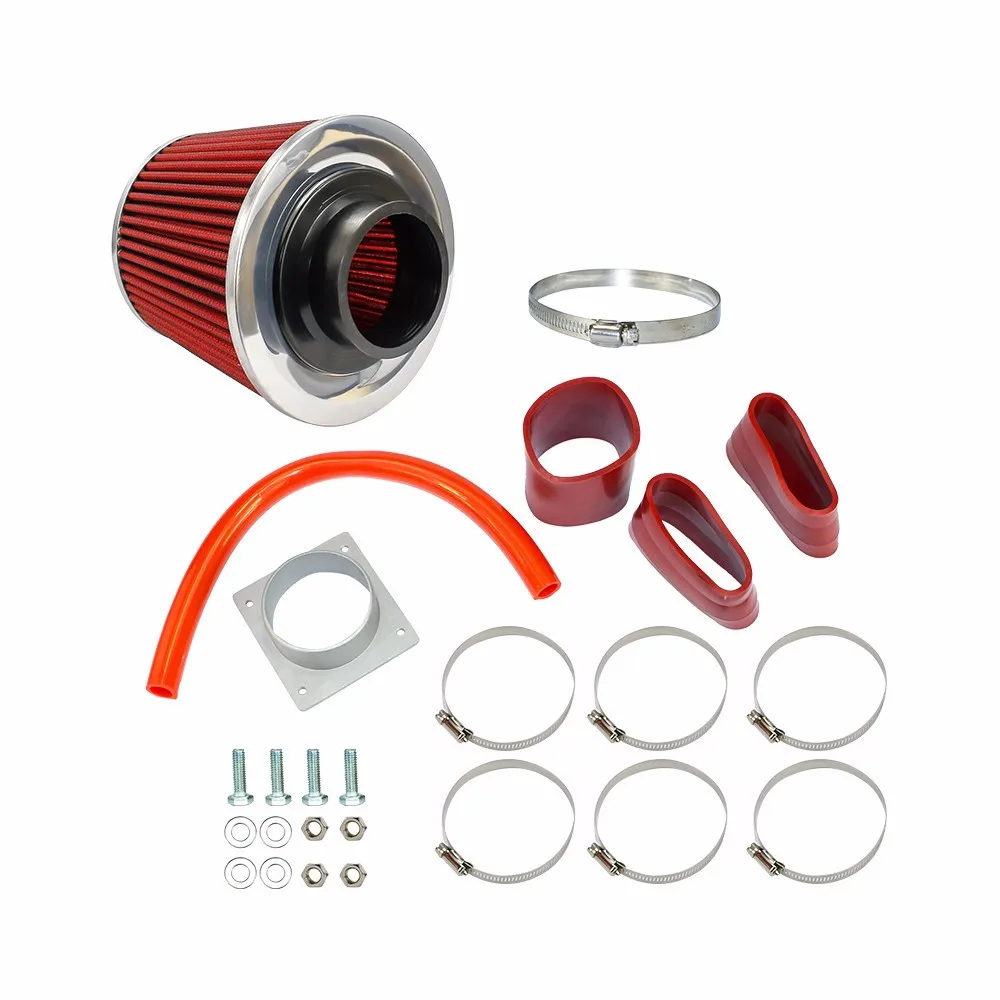 CNSPEED воздухозаборе Комплект гоночный автомобиль для Nissan 02-06 Altima/04-05 Maxima 3.5L V6 холодного воздуха с 3 ''дюйма воздушный фильтр
