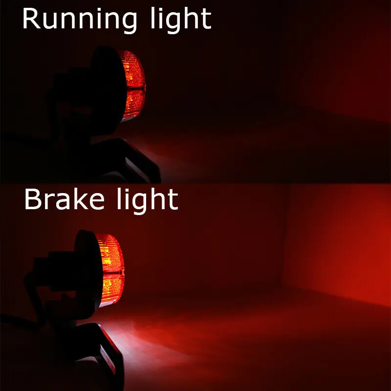 

Dual Light Motorcycle Tail Light LED Motorcycle Brake Tail Light Waterproof Turn Signal