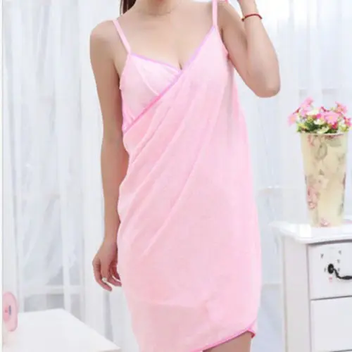 

New Bath Wearable Towel Dress Girls Women Womens Soft Lady Fast Drying Beach Spa Magical Bath Towel Beach Nightwear Sleeping