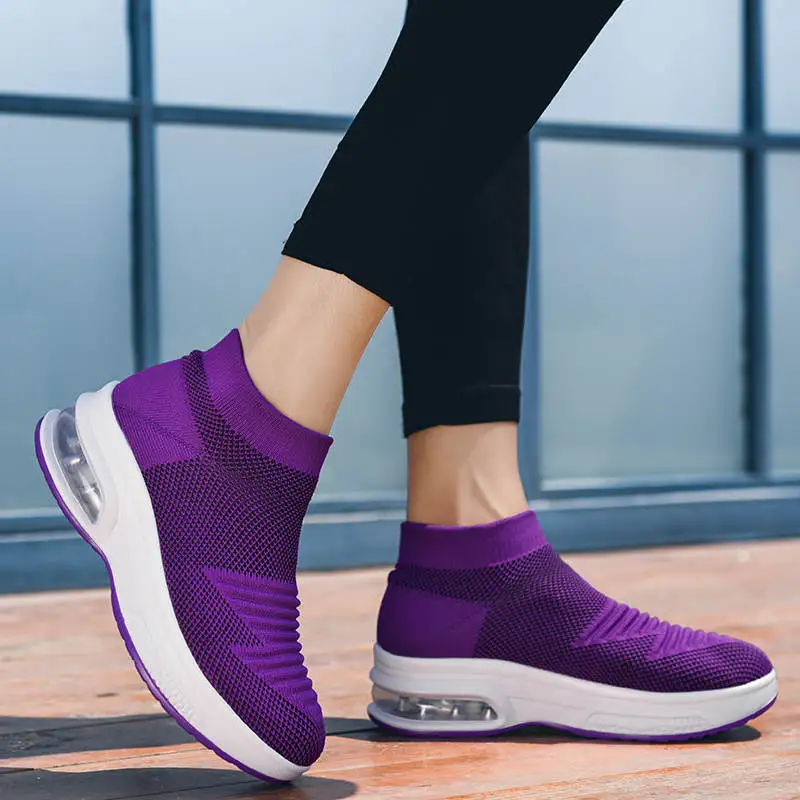 

Tenis Running Shoes For Women Stripe Sports Shoes Massive Soles Sneakers Sneakers Rubber Hard-Wearing Sport Shoes Women Tennis