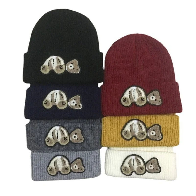

New Fashion Luxury Knitted Animal Keep Warm Winter Beanies Men Women Cartoon Vintage Outdoor Trendy Hat Party Hip Hop Caps Top