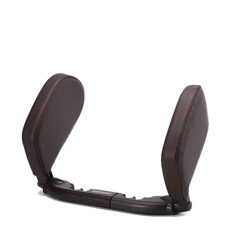 Автомобильная Кожаная подушка подголовник сиденья шеи безопасности для сна