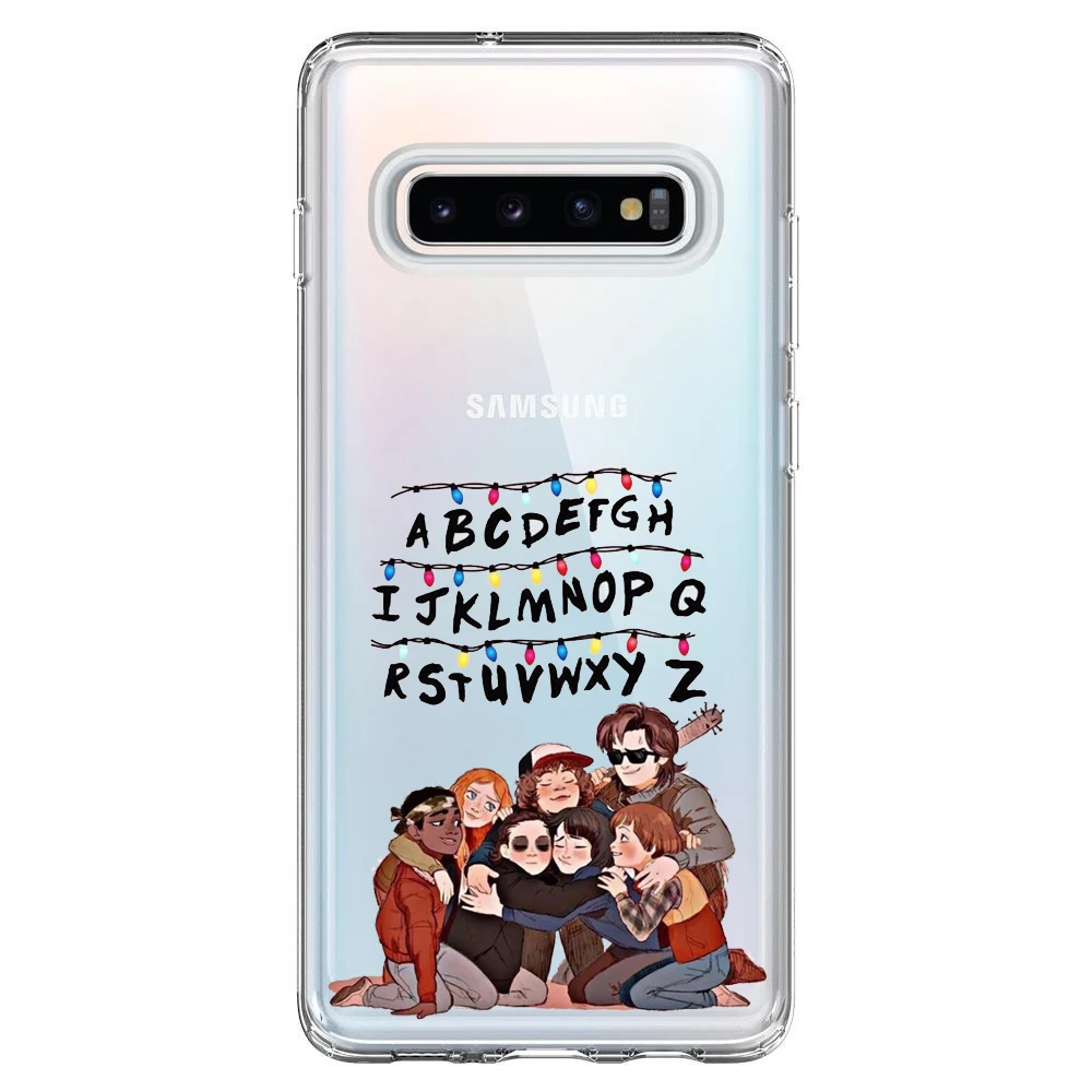 Для samsung Galaxy M10E M20 S10 S9 S8 S7 S6 плюс Stranger Thing Сезон 3 защитная задняя панель для