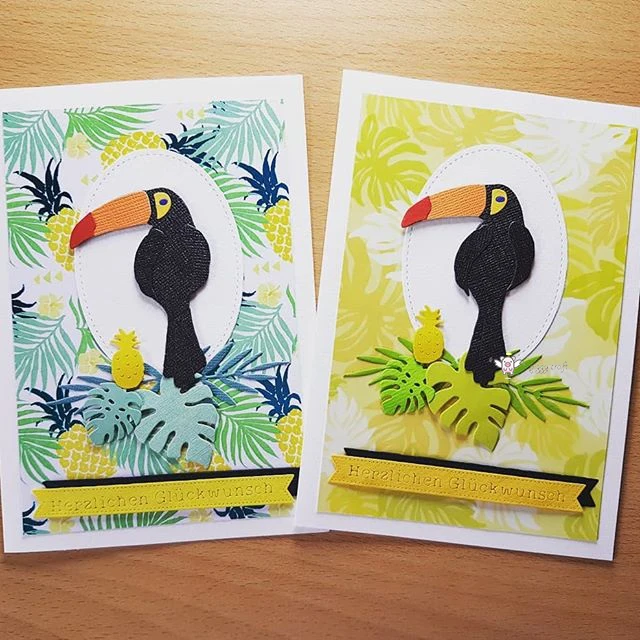 Mmao Crafts Metal Steel Cutting Dies Toucan bird leaf decoration Stencil For DIY Scrapbooking Paper/photo Cards Embossing | Дом и сад