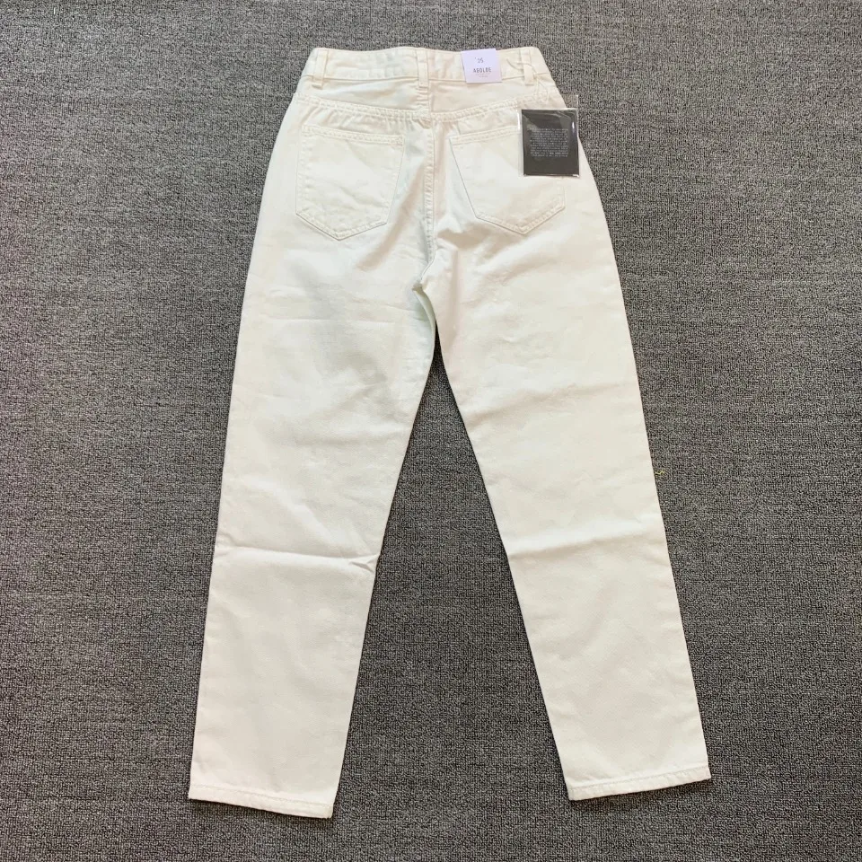 

NEW High waist straight women jeans slim boyfriend style casual wild ankle-length Female jeans
