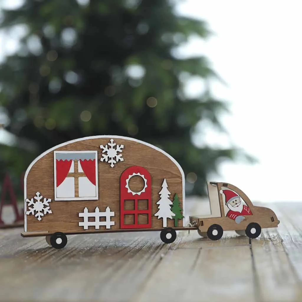 Новогоднее украшение автомобиля Санта-Клауса navidad decoraciones para el hogar Рождественское украшение noel ozdoby swiateczne@ 40