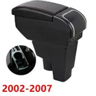 Подлокотник поворотный для Honda Fit Jazz 2002-2007 хэтчбек Центральная центральная консоль ящик для хранения подлокотник 2003 2004 2005 2006 2007