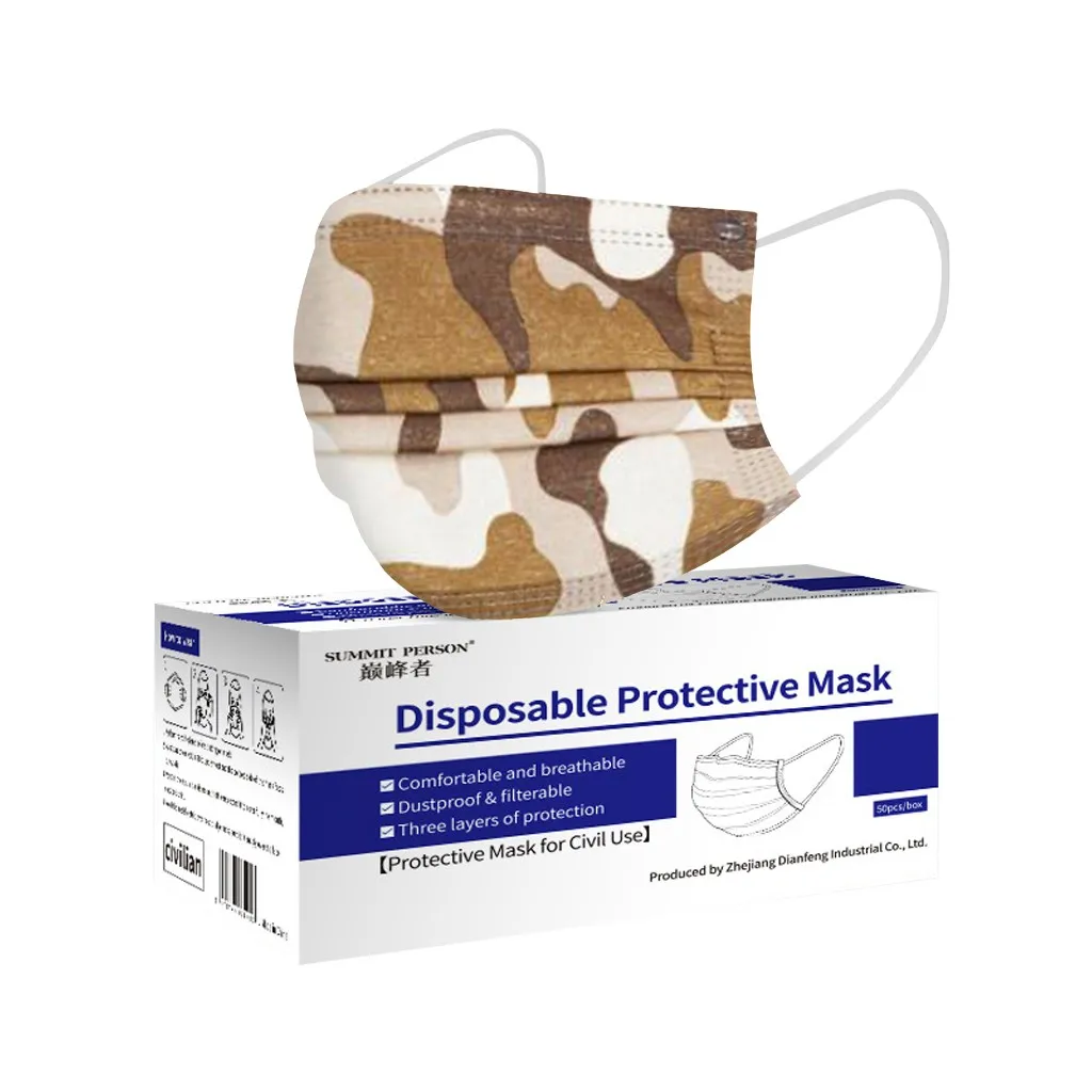 50 шт./1 коробка маски для лица | Аксессуары одежды