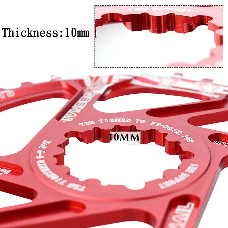 Улитка GXP узкое широкое кольцо для горного велосипеда 30T 34T цепное прямое