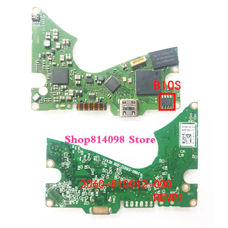 

2060-810012-000 REV P1 810012-100 for Western Digital / WD WD40NMZM-59Y94S1 4TB mobile hard disk circuit board