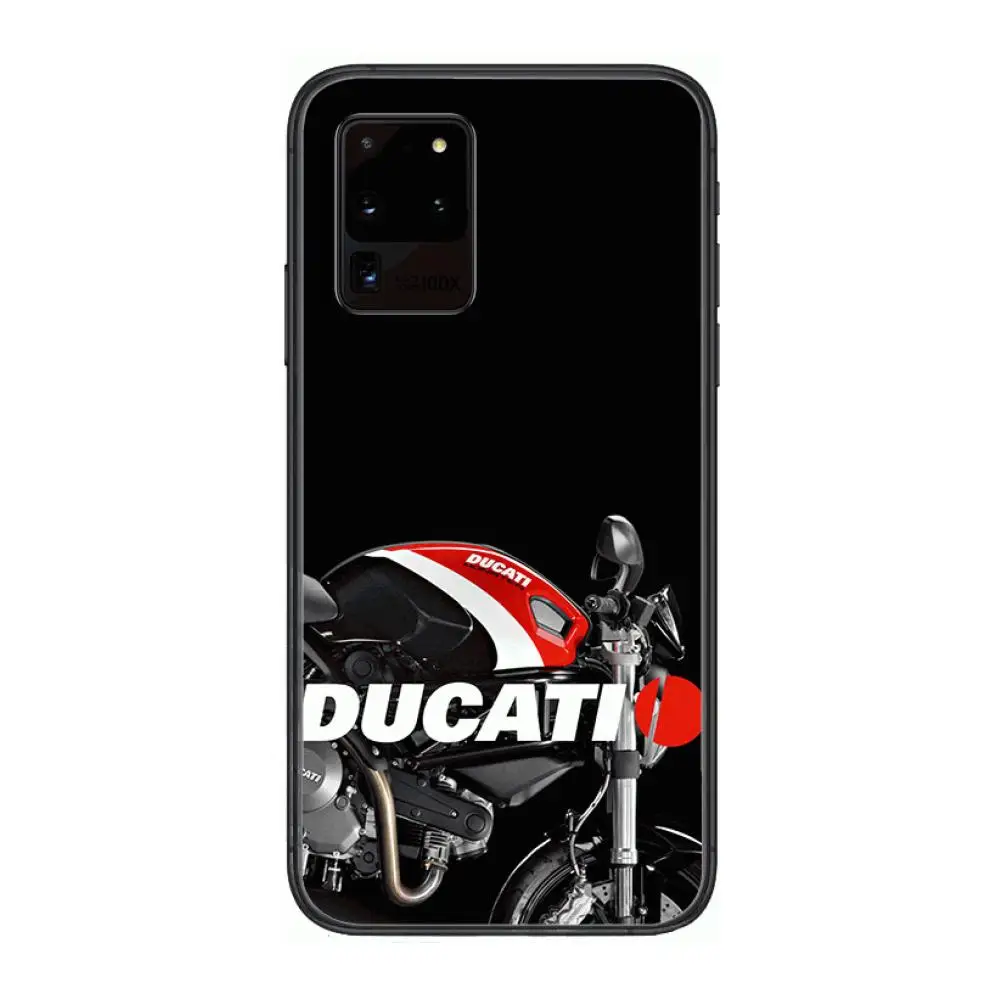 

Case D-Ducati Cover Phone cover hull For SamSung Galaxy S 6 7 8 9 10 20 21 Plus Edge E note 5G Lite Ultra black soft bumper