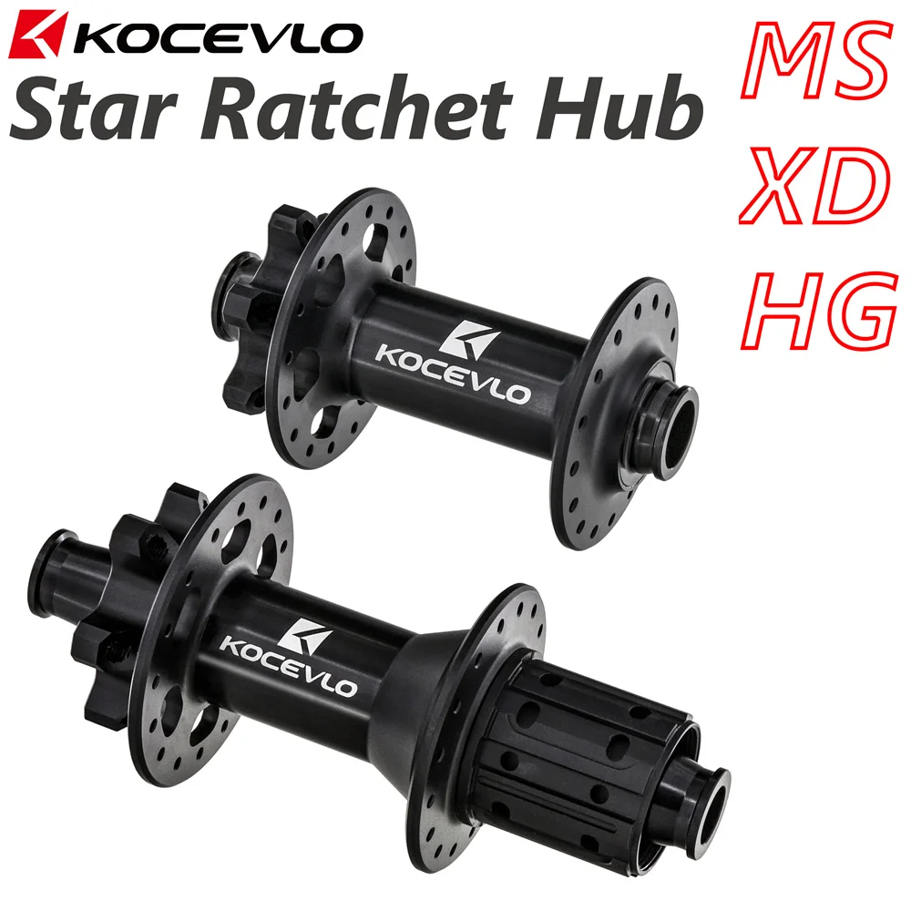 

KOCEVLO M350 Star Ratchet hub MTB BOOST 148mm 28/32H 6-Bolt for HG SRAM XD Micro Spline 12 speed hubs