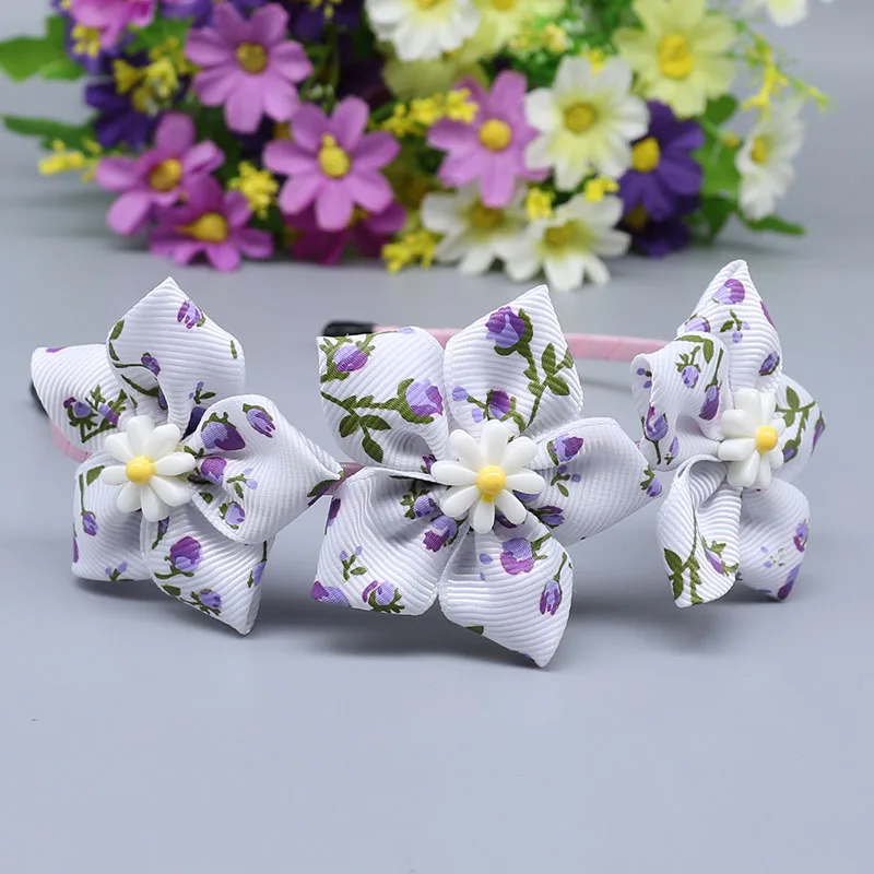 wholesale 12 colors flowers hairband for girls headbands women designer brand women's hair accessories A06-1 |