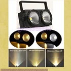 Осветительные приборы для сцены, 2 глаза, 200 Вт, 200 Вт, Холодныйтеплый белый свет