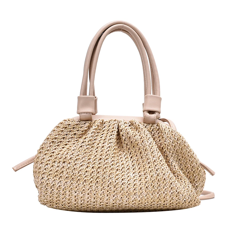 

Summer Weave Bags For Women 2021 Fashion Small Tote Bag Lady Crossbody Shoulder Handbags Lady Beach Cross Body Bags