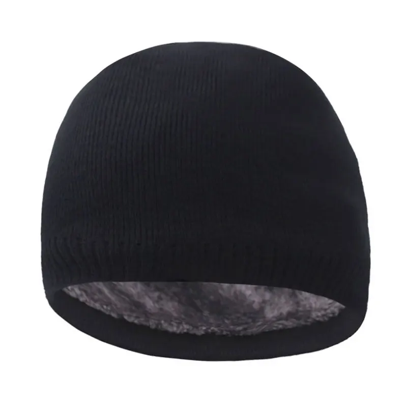 Skullies Beanies Men Knitted Hat Winter Hats For Women Caps Men's Winter Beanie Gorro Warm Thick Fur Bonnet Homme Skull Hat Cap
