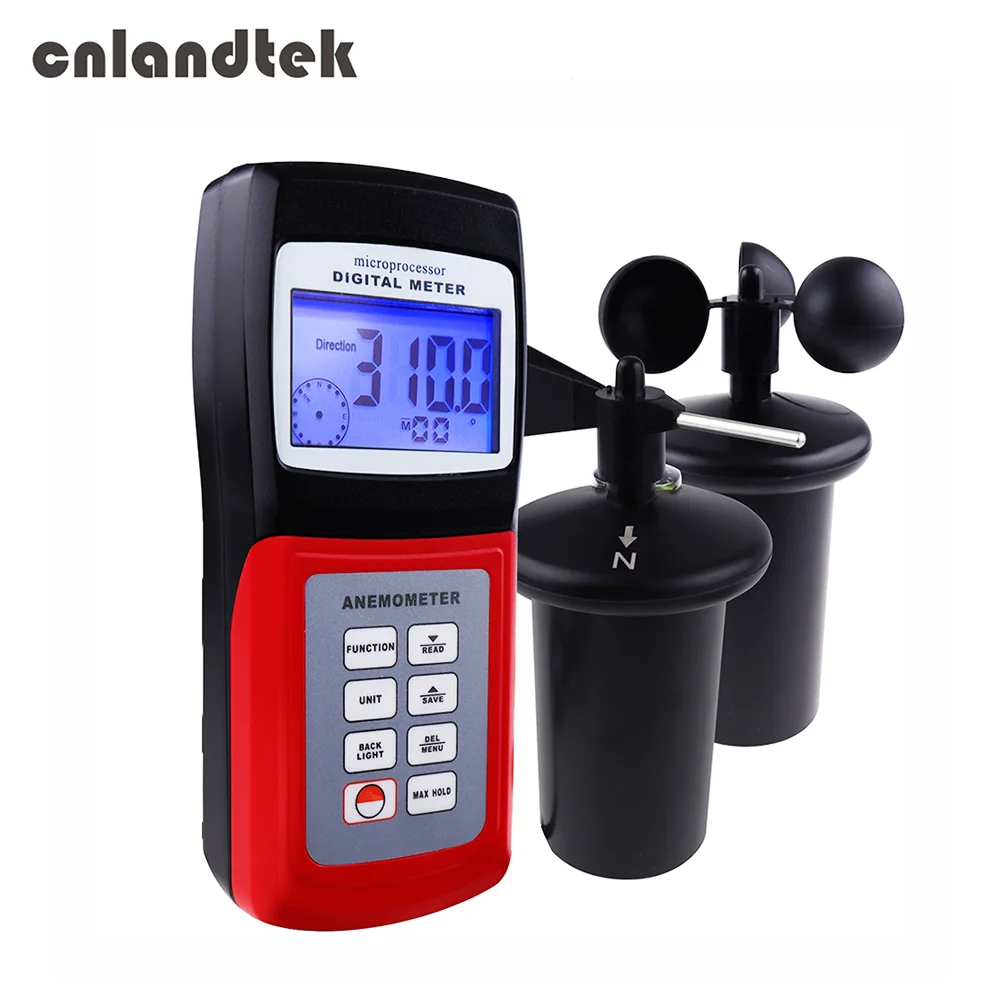Landtek AM 4836C Многофункциональный профессиональный 3 х чашечный Анемометр скорость