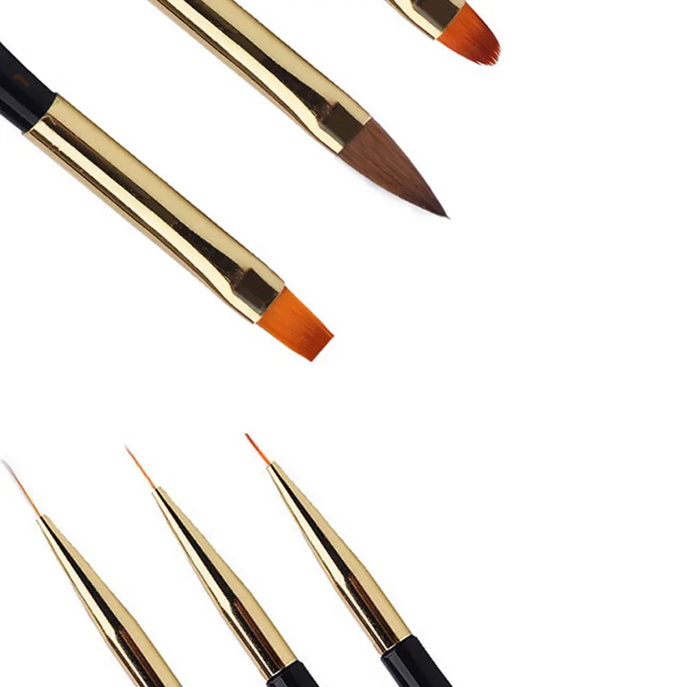 

Nail Painting Liner Pen Double Head Nail Art Dual Brush Gel Polish Nail Drawing Rhinestone Handle Design Professional Home Use