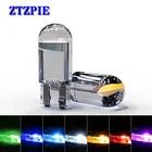 ZTZPE 26810 шт лампа номерного знака 6000K T10 194 светодиодный W5w прозрачный Cob подсветка контур чтения боковая лампа 1:1 12В